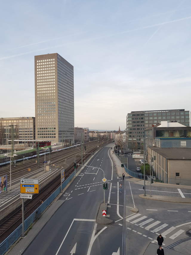Alemanha Caminho da Estação de Metrô ao Novotel