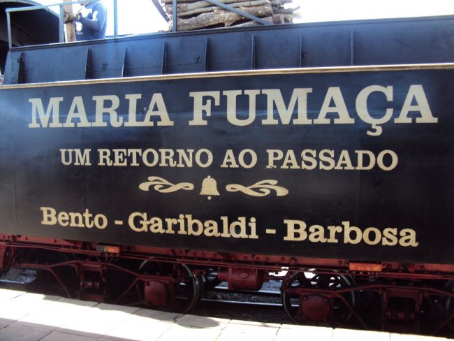 Ferrovia do vinho – Carlos Barbosa, Garibaldi e Bento Gonçalves/ RS