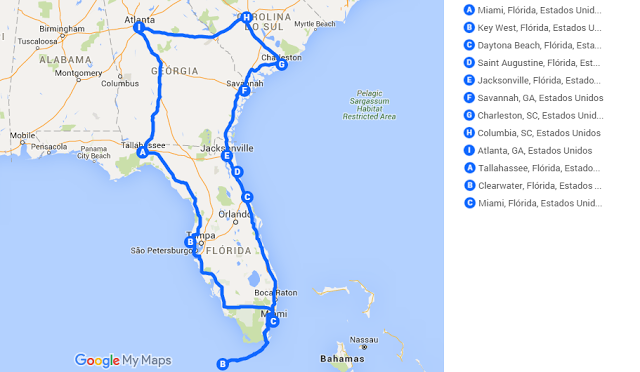 Sem2Bt25C325ADtulo 1 - Road trip Estados Unidos: Flórida, Carolina do Sul e Geórgia