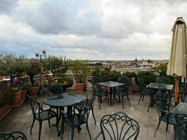marcella hotel roma italia terraço - Hotel em Roma: Todo o charme do Marcella Royal Hotel
