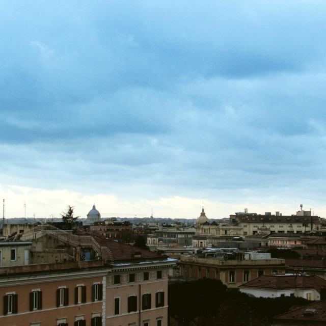 paisagem terraço marcella royal hotel - Hotel em Roma: Todo o charme do Marcella Royal Hotel