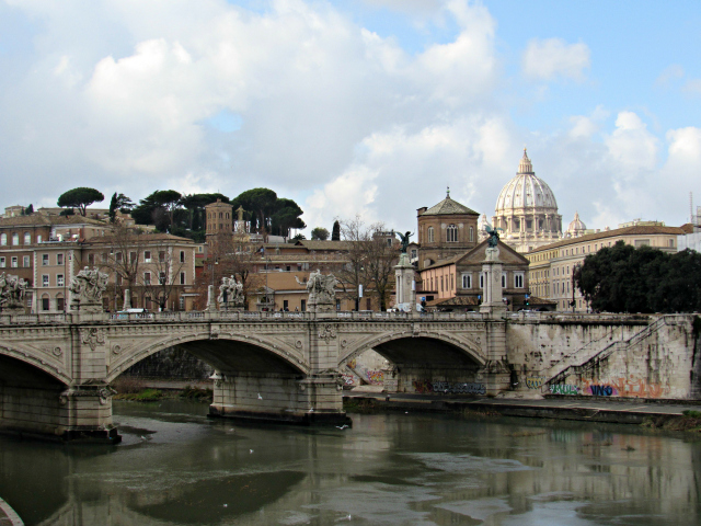 ponte vaticano roma italia - O que visitar em Roma em 2 dias?