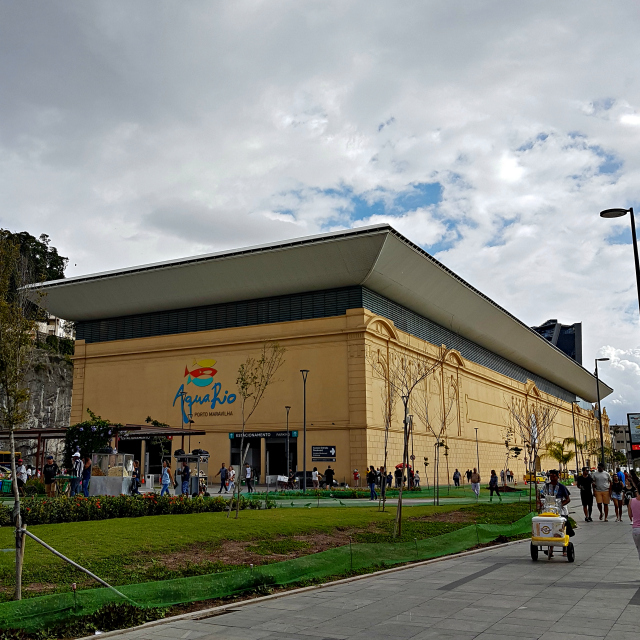 AquaRio Fachada - Conheça o AquaRio, o maior aquário da América do Sul