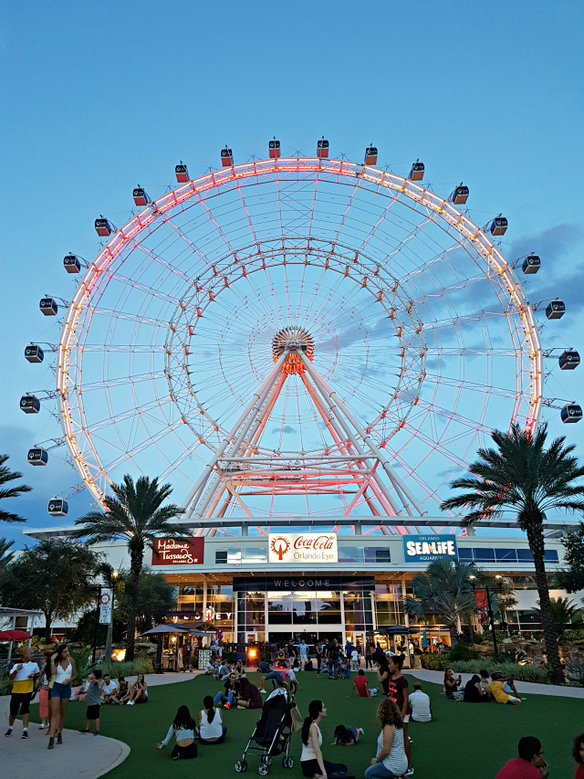 Orlando Eye Roda Gigante Anoitecer - Orlando Eye: Conheça a roda gigante de Orlando