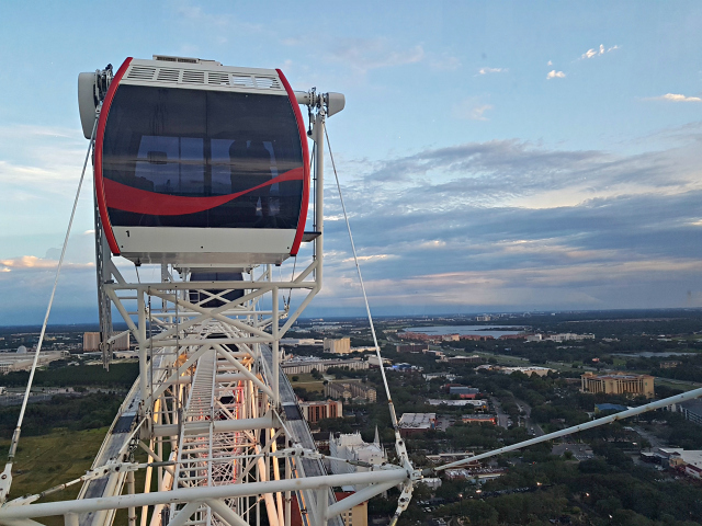 Orlando Eye Roda Gigante Capsula Vista Cidade - Orlando Eye: Conheça a roda gigante de Orlando