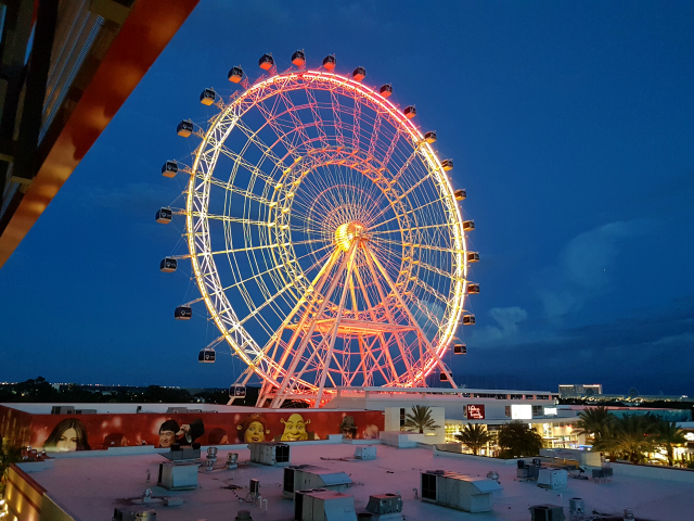 Orlando Eye Roda Gigante Vista Estacionamento - Orlando Eye: Conheça a roda gigante de Orlando