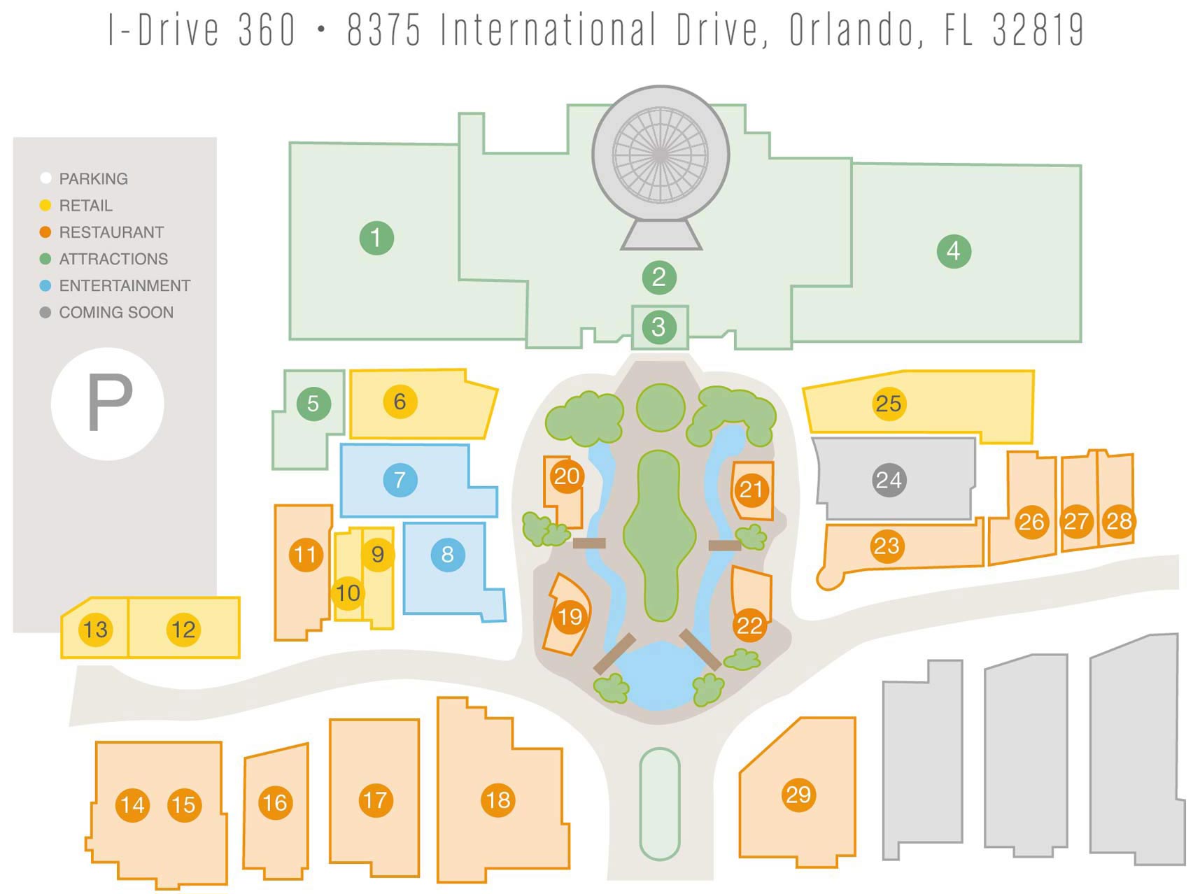 mapa i drive - Orlando Eye: Conheça a roda gigante de Orlando