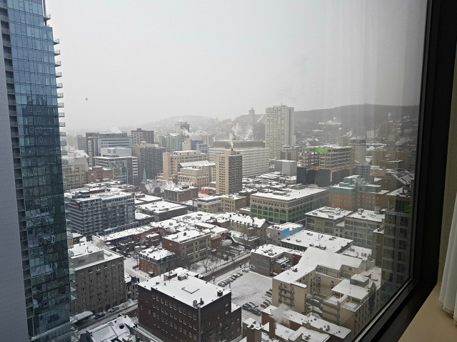 Le Centre Sheraton Montreal Hotel Vista do Quarto - Hotel em Montreal: Le Centre Sheraton Montreal Hotel