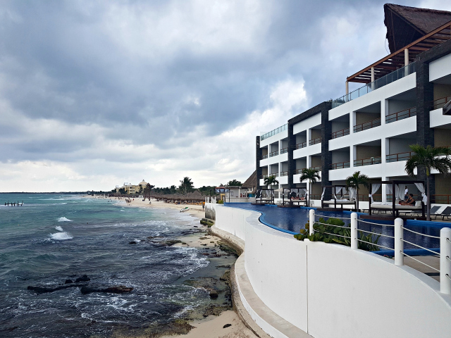 Hotel All Inclusive Senses Artsana Playa Del Carmen Fachada Praia - Nossa primeira vez em um All Inclusive - Hotel em Playa del Carmen