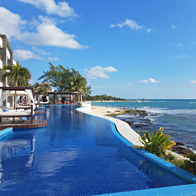 Hotel All Inclusive Senses Artsana Playa Del Carmen Piscina Borda Infinita - Nossa primeira vez em um All Inclusive - Hotel em Playa del Carmen