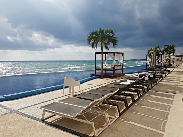 Hotel All Inclusive Senses Artsana Playa Del Carmen Pool beach - Nossa primeira vez em um All Inclusive - Hotel em Playa del Carmen