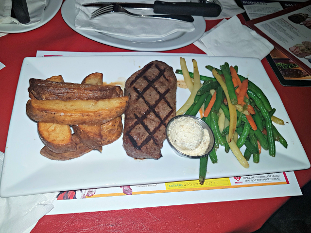 Planet Hollywood NYC Times Square Sirloin Steak - Planet Hollywood New York City