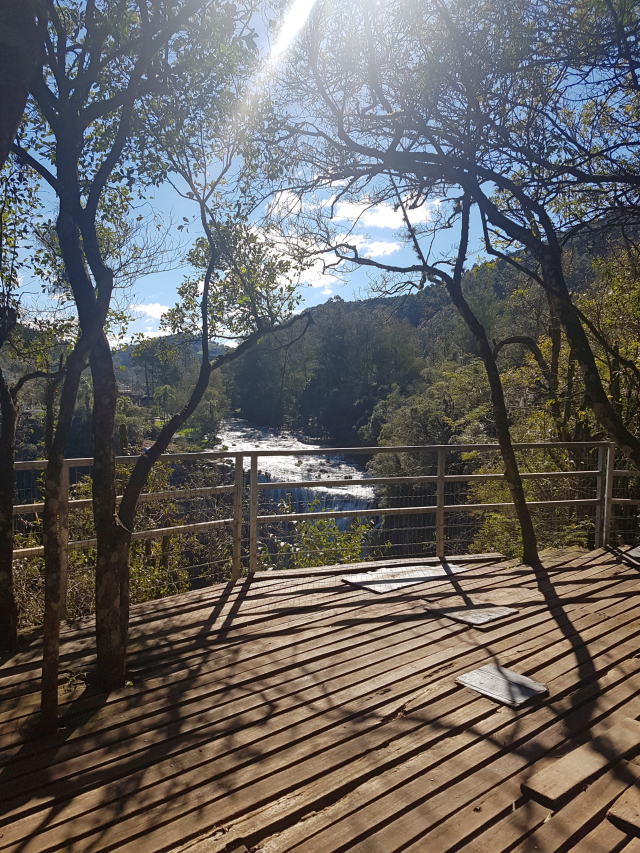 Parque Salto Ventoso Mirante Externo - Parque Salto Ventoso em Farroupilha na Serra Gaúcha