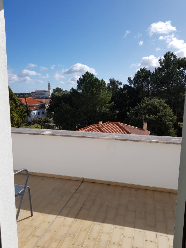 Fátima Studio Vista da sacada - Onde se hospedar em Fátima, Portugal - Conheça o Fátima Studio